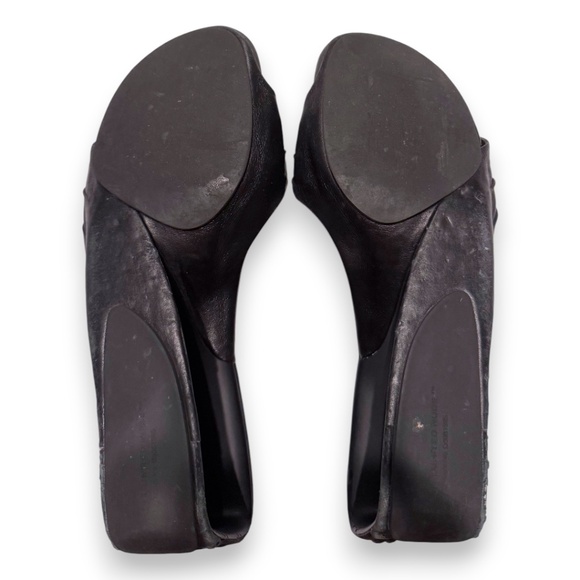 United Nude Mobius Fold Sandals – Black Leather – Size 39 - Picture 8 of 8